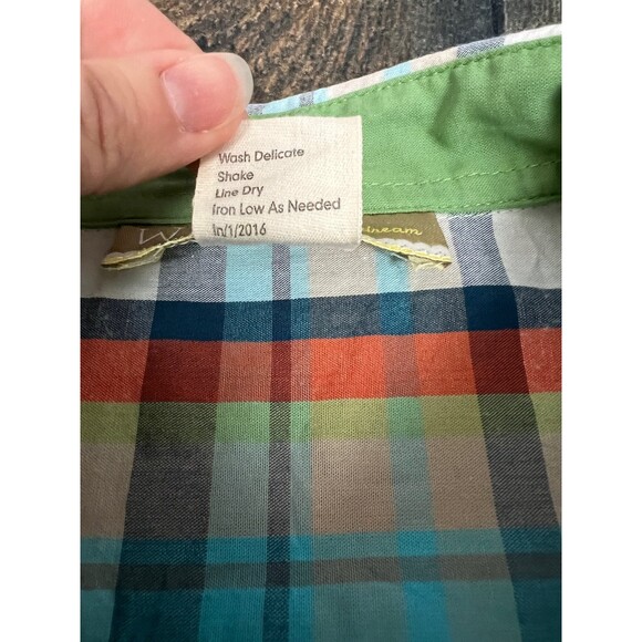 Well Dressed Wolf Boys Size 10 Merry & Bright Button Down Shirt - Picture 3 of 6